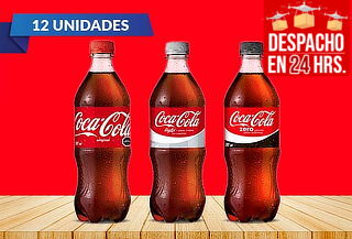 Pack 12 Coca-cola Zero de 591 Ml