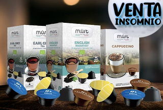 Pack 48 o 16 Capsulas Té o Café Compatible con Dolce Gusto