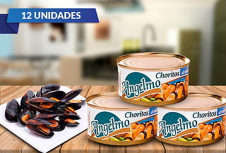 Pack de 12 Choritos Angelmo Aceite o Agua