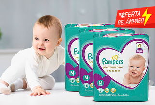 Pañales Pampers Premium Care 72 Uni M 6-10 Kg