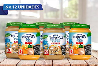 Nestlé: Pack de 6 o 12 Picados Pollo Verdura Quinoa 215gr