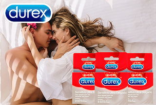 Pack de 36 Preservativos Durex Sensitivo Delgado