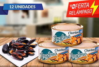Pack de 12 Choritos Angelmo Aceite o Agua
