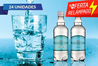 24 Botellas de Agua Purificada Benedictino 500 cc