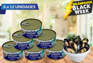 Pack de 6 o 12 Surtido de Mariscos Angelmo  190 gramos