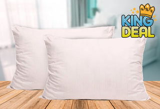 King deal: Pack 2 Almohadas Valencia Tela 144 Hilos