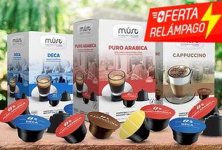 Pack 16 Capsulas Café o Té Compatible con Dolce Gusto