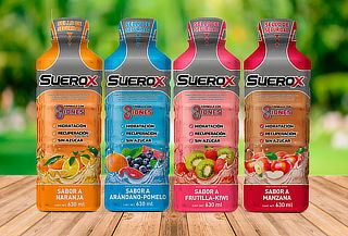 Pack 4 bebidas isotónicas Suerox 630 ML sabor a eleccion 