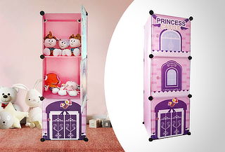 Closet Armable Modular Infantil Modelo Castillo 