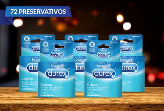 Pack de 72 preservativos durex Clasico