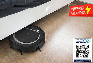 Aspiradora Robot Thorben Digi Bot Wifi Negro