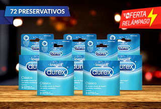 Pack de 72 preservativos durex Clasico