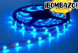 Luces Led Multicolor de 5 Metros + Control Remoto