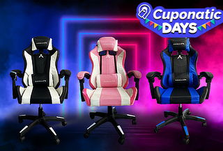 Silla Gamer RGB con luces led y masajeador lumbar