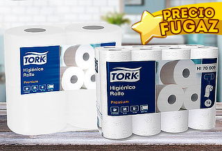 Pack 48 Rollos de Papel Higiénico Premium Tork 20 Mtrs