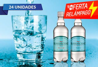 24 Botellas de Agua Purificada Benedictino 500 cc