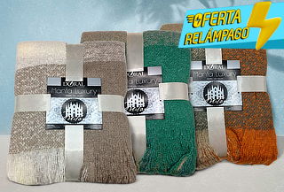 Manta Piecera Luxury Milan Color a eleccion