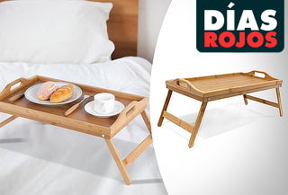 Bandeja de madera para tus comidas
