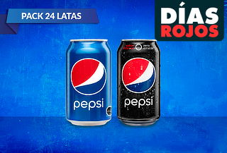 Pack 24 Latas de Pepsi a elección