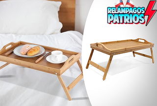 Bandeja de madera para tus comidas