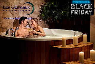 Velada Romántica para 2 con Hot Tub y más en Les Gemeaux