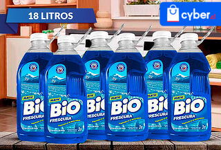 18 Litros Detergente Líquido Bio Frescura, Campos de Hielo