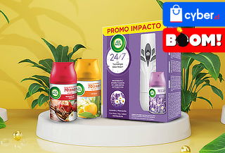 ¡Imperdible! 1 aparato Fresh Matic mas 3 Recargas Airwick