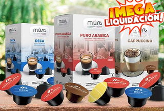 Pack 16 o 48 Capsulas Café Compatible con Dolce Gusto