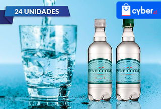 24 Botellas de Agua Purificada Benedictino 500 cc