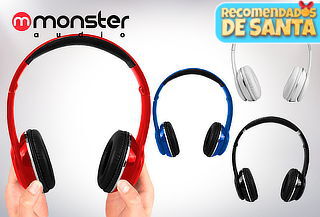 Audífonos Bluetooth Monster Audio, color a elección