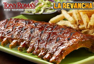 Tony Romas! Menú Para 2 Personas