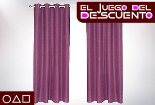 Set Cortina Blackout Térmico 140X220 Cm