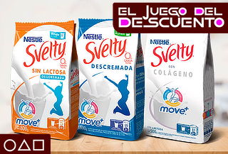 Pack 3 Leches en Polvo Svelty Move a elección