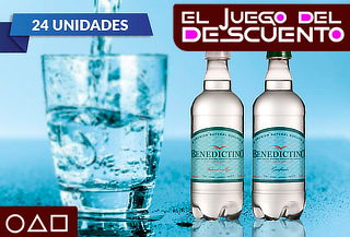 24 Botellas de Agua Purificada Benedictino 500 cc