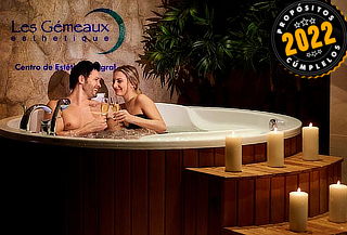 Velada Romántica para 2 con Hot Tub y más en Les Gemeaux