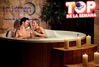 Velada Romántica para 2 con Hot Tub y más en Les Gemeaux