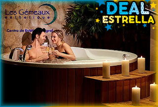 Velada Romántica para 2 con Hot Tub y más en Les Gemeaux