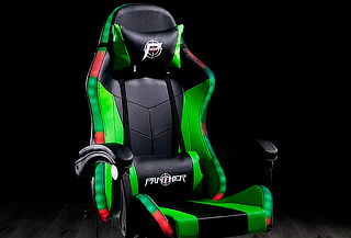 Silla Panther Gamer Reclinable RGB LED.
