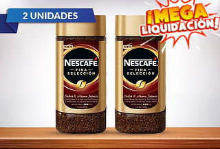 Pack 2 Nescafé fina selección 200 gr