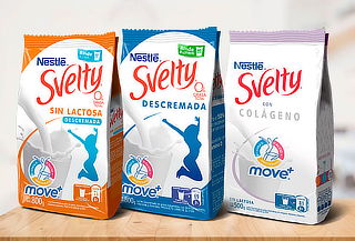 Pack 3 Leches en Polvo Svelty Move a elección