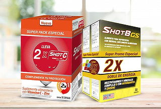 Pack 2 Shot B  Multivitamínico 30 capsulas c/u 