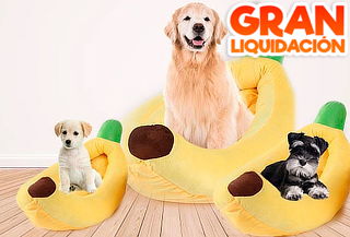 Cama para Mascotas Modelo Plátano, Tamaño a Elección
