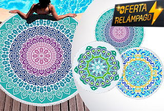 Toalla de playa Mandala 150 cm Diseño a elección