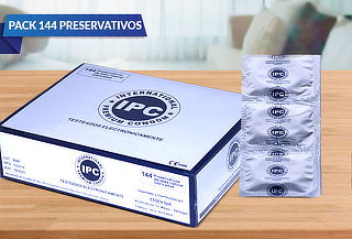 ¡Siempre preparado! Pack 144 Preservativos IPC