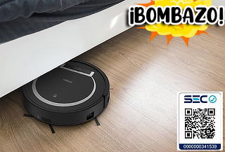 Aspiradora Robot Thorben Digi Bot Wifi Negro