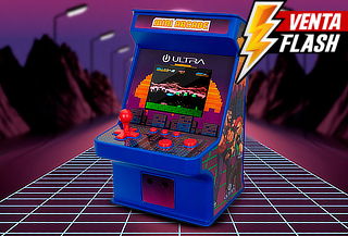 Mini Consola arcade 256 juegos, Pantalla LCD 2.8 pulgadas