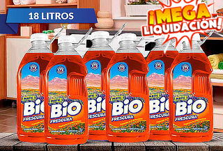 18 Litros Detergente Líquido Bio Frescura, Desierto Florido