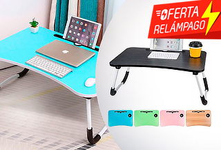 Mesa Plegable Portatil Notebook Cama Desayuno