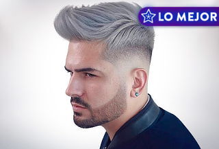 ¡Nuevo Estilo! Platinados para hombre+ Bebida