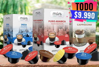 Pack 16 Capsulas Café Compatible con Dolce Gusto